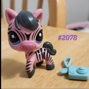 Littlest Pet Shop Pink Zebra #2078